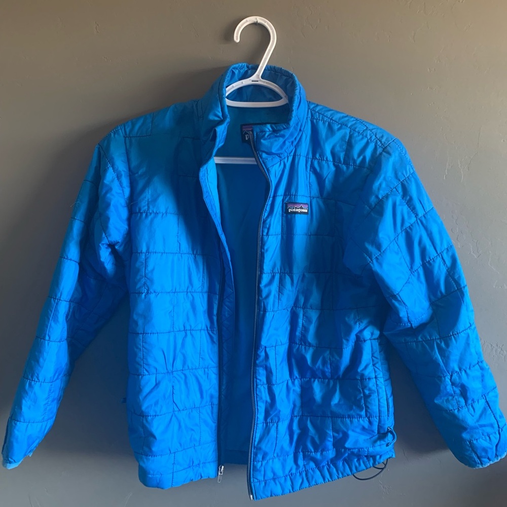 Patagonia Nanopuff quilted jacket. Kids size Medium